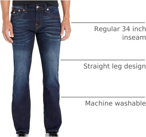 True Religion Men's Ricky Flap 34 Inseam in Saudi Arabia