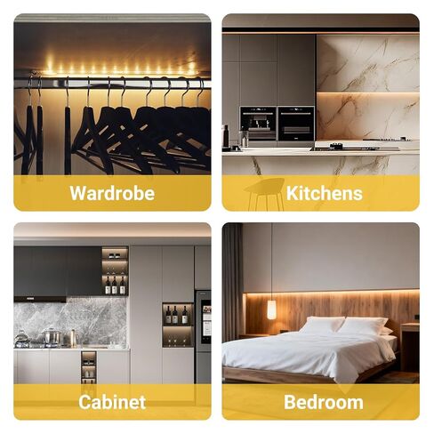 شريطان لتنعيم الضوء، 0.59 بوصة × 32.8 قدم، شريط إضاءة LED أبيض، شريط لاصق، غطاء خافت للإضاءة، ملصق لتنعيم الأضواء in Saudi Arabia