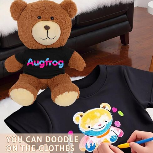 8 - Pack Light Blue Blank T - Shirts for 17 - 18 Inch Bears | Thick DIY Stuffed Animal Canvas Clothes (Blue) in Kuwait