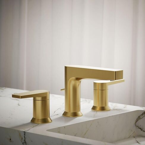 Kohler K-97100-4-CP Taut Bathroom Sink Faucets, Widespread, Polished Chrome in Saudi Arabia