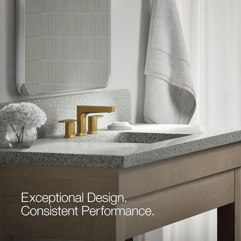 Kohler K-97100-4-CP Taut Bathroom Sink Faucets, Widespread, Polished Chrome in Saudi Arabia