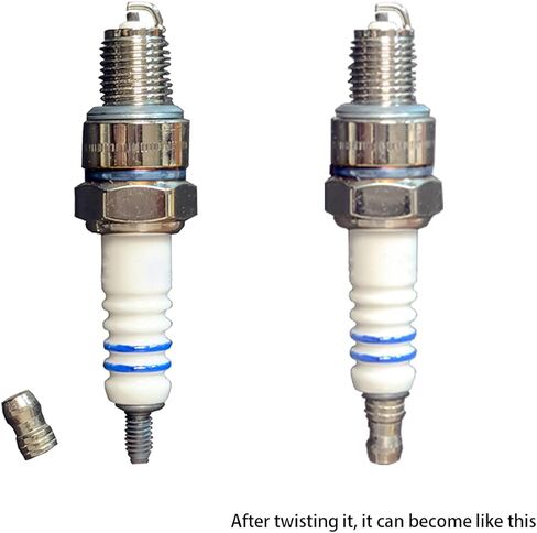 A7TC شرارة التوصيل C7HSA CR7HSA A7RTC A7TC استبدال لمحرك GY6 50cc 70cc 90cc 100cc 110 125 150cc 139QMB 154QMI 157QMJ دراجة نارية سكوتر الترابية دراجة الجيب ATV الدراجة رباعية in Saudi Arabia