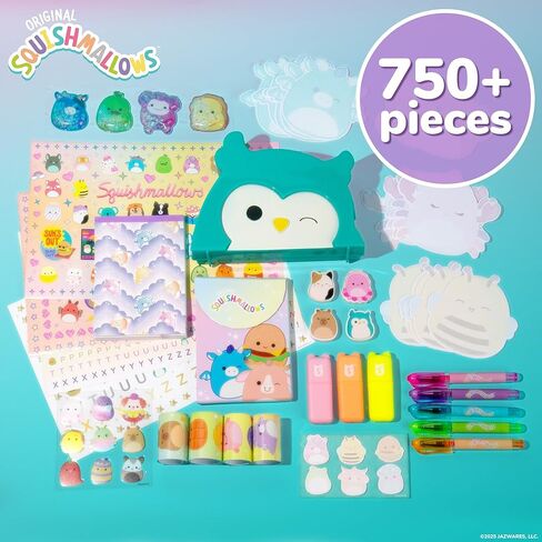 Squishmallows Original Mini Squish Squad Collection, Stationery Set, Over 750 Pieces in Saudi Arabia