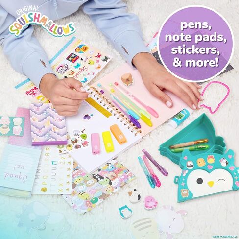 Squishmallows Original Mini Squish Squad Collection, Stationery Set, Over 750 Pieces in Saudi Arabia