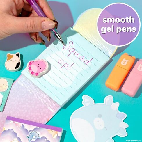 Squishmallows Original Mini Squish Squad Collection, Stationery Set, Over 750 Pieces in Saudi Arabia