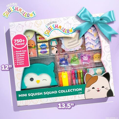 Squishmallows Original Mini Squish Squad Collection, Stationery Set, Over 750 Pieces in Saudi Arabia