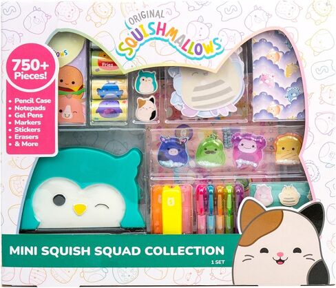 Squishmallows Original Mini Squish Squad Collection, Stationery Set, Over 750 Pieces in Saudi Arabia