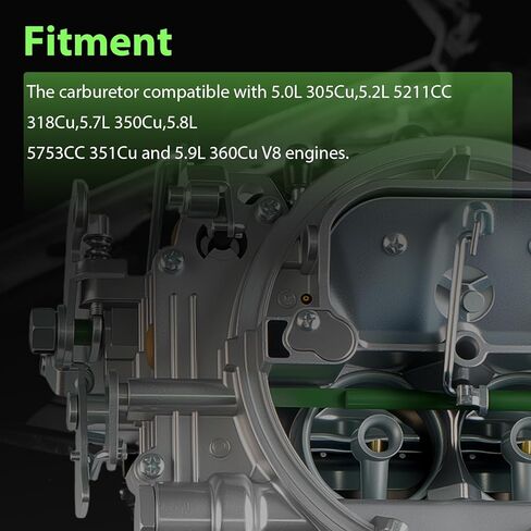 مكربن ​​1405 لسيارة Edelbrock Performance 600 Cfm 4 برميل مربع تتحمل خنق يدوي متوافق مع كورفيت سيلفرادو جي إم سي in Saudi Arabia