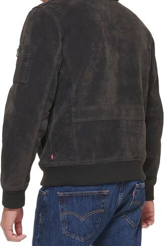 Levi's Men's Faux Suede Aviator Bomber Jacket in Kuwait