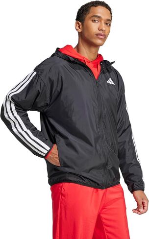adidas Men's Essentials 3-Stripes Windbreaker in Kuwait
