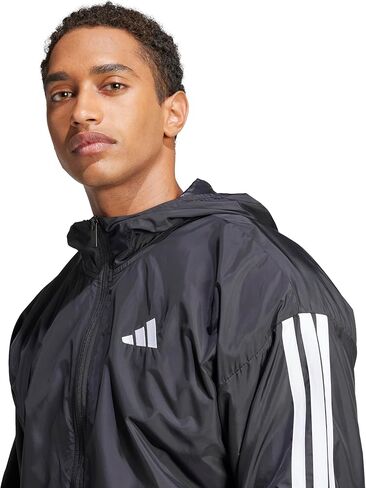adidas Men's Essentials 3-Stripes Windbreaker in Kuwait