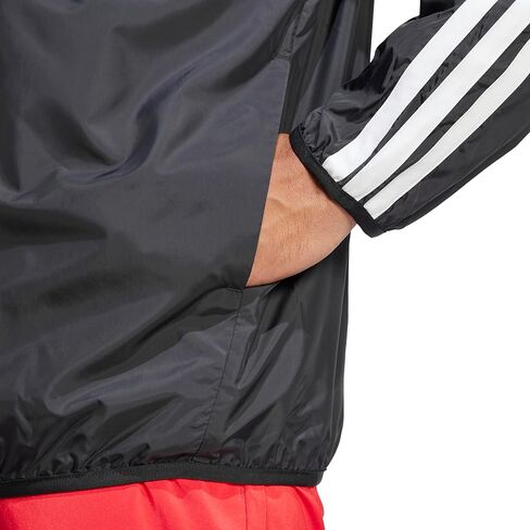 adidas Men's Essentials 3-Stripes Windbreaker in Kuwait