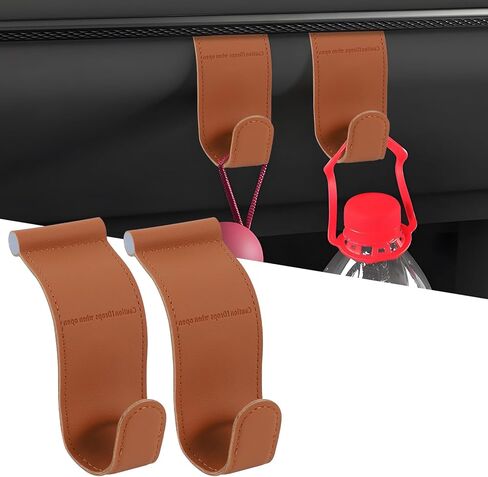 Hovom 2PCS Car Co-Pilot Glovebox Hooks, Anti-Scratch Auto Co-Pilot Glove Box Hanger Organizer, Vehicle Passenger Seat Hanging Storage Hook for Handbag Purse Umbrella, Car Accessories (Black) in Saudi Arabia