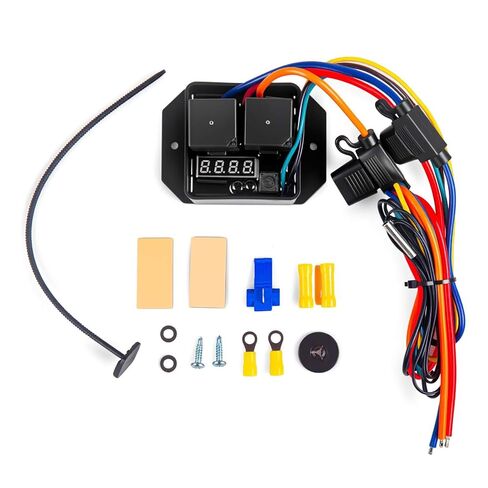 Digital Radiator Fan Controller Switch Kit #0444 24V,Adjustable Temperature Range (104-230°F) Thermatic Dual Fan Relay Kit for Automotive Systems Replace #0444,24V in Saudi Arabia