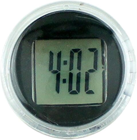 Motorcycle Handlebar Mount Clock Car Mini Electronic Clock Scooter Dashboard Watch- Red in Kuwait