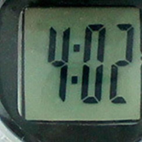 Motorcycle Handlebar Mount Clock Car Mini Electronic Clock Scooter Dashboard Watch- Red in Kuwait