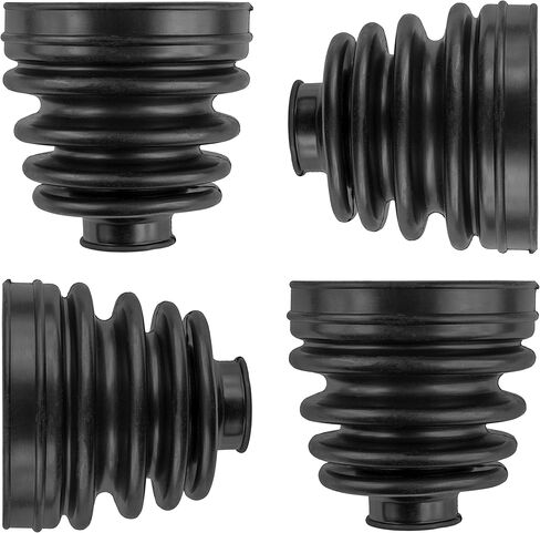 Caltric 2 Rear Axle Outer Inner CV Boot Kit Compatible with Polaris Ranger XP 700 4X4 EFI 2005 in Saudi Arabia