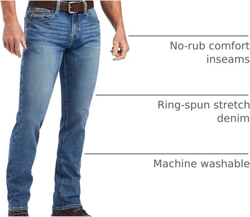 ARIAT Men's M7 Slim Wessley Straight Jean in Saudi Arabia
