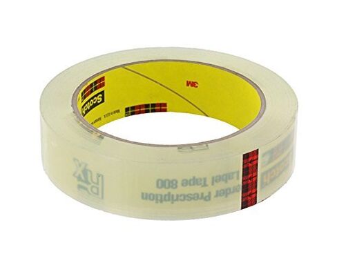 3M Scotch 800 Clear Label Protective Roll - 1 in Width - 72 yd Length - Bulk - 03551 [PRICE is per ROLL] in Saudi Arabia