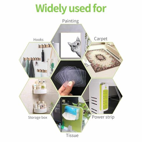 30PC Double Sided Adhesive Pads for Mounting, 2.36in Two Sided Pre-Cut Square Tape, Sticky Tape for Walls Hanging, 30pc in Saudi Arabia