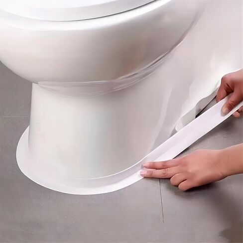 1Roll Sealing Tape for Toilet, Waterproof & Moisture-Resistant Self-Adhesive, Kitchen & Bathroom in Saudi Arabia