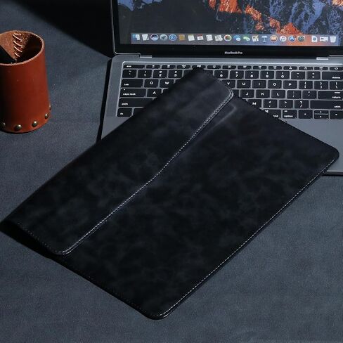 Leather Laptop Sleeve for MacBook Pro 14 Inch M3 M2 Pro/Max 2023 & M1 Case,Slim and Durable Waterproof Protective Bag for 14 Inch Notebook Computer Cover,Brown in Saudi Arabia