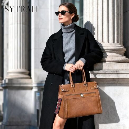 Laptop Tote Bag for Women Briefcase Laptop Purse, 15.6 inch Computer Work Bags with Satchel Purse in Saudi Arabia
