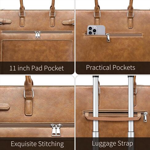 Laptop Tote Bag for Women Briefcase Laptop Purse, 15.6 inch Computer Work Bags with Satchel Purse in Saudi Arabia