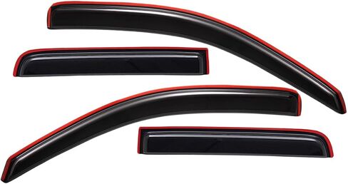Lightronic Extra Durable Clip-on in-Channel Auto Vent Window Visors, Fits 1998-2003 Dodge Durango, UV Protection Rain Guards, Original Wind Deflectors, Smoke, 4-Pcs in Saudi Arabia