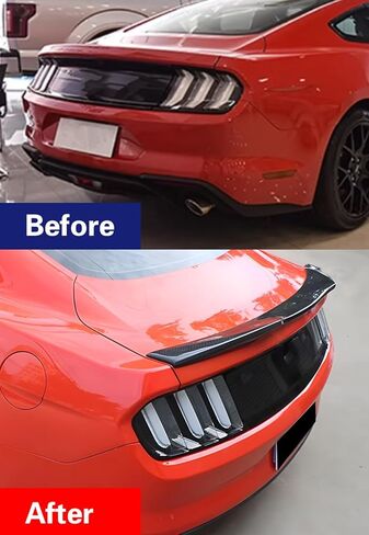 Auto Accessories Fit for Ford Mustang 2023 2022 2021 2020 2019 2018 2017 2016 2015 Fixed Rear Wind Deflector for Car Boot Lid (Blue) ABS 1 PCS in Saudi Arabia