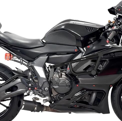 Xitomer مناسب لقفص التصادم YZF-R7 متوافق مع YZFR7 2021-2025 YZF R7 قفص حيلة للدراجات النارية قضيب التصادم قضيب الطريق السريع سباق السكك الحديدية in Kuwait
