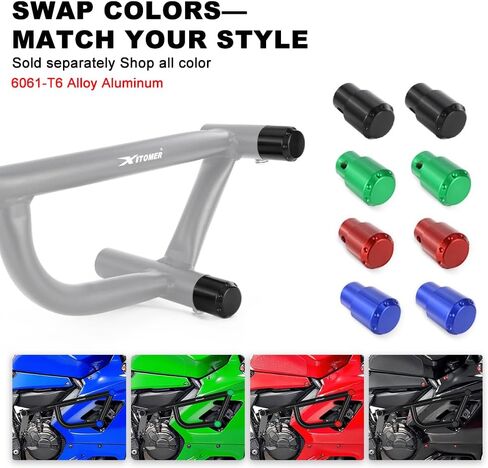 Xitomer مناسب لقفص التصادم YZF-R7 متوافق مع YZFR7 2021-2025 YZF R7 قفص حيلة للدراجات النارية قضيب التصادم قضيب الطريق السريع سباق السكك الحديدية in Kuwait