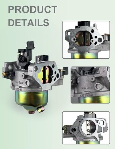 YAMAKATO Ruixing GX160 Carburetor Kit OEM for Honda GX120 GX140 GX160 GX168 GX200 Predator 212cc Coleman Ct200u ex Bt200x Kt196 196cc 224cc 5.5hp 6.5hp Honda Carburetor 16100-ZH8-W61 Engine in Saudi Arabia