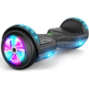 Self Balance Scooter 6.5" with Speaker and LED Lights Red in Kuwait
