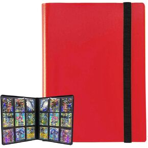 Trading Card Binder Holder, 9 Pockets Collection Card Album Sleeves for Baseball Yugioh MTG Cards, Collectable Sports Card Binder Storage Protection, 20 Pages Put up to 360 Cards (Black) in Kuwait
