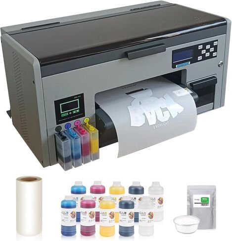 Xp600 Dtf Printer with White Ink Circulation System Continuous Printing (Included 5x1000ML Ink and 1 Roll Film and 1KG Powder) in Saudi Arabia