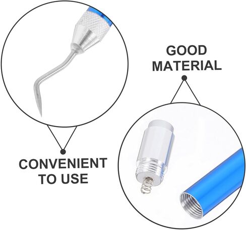 Gadpiparty 4pcs Craft Vinyl Weeding Tools Kit Led Light Pin Hook Tweezers for Cutting Machines Embossing in Saudi Arabia