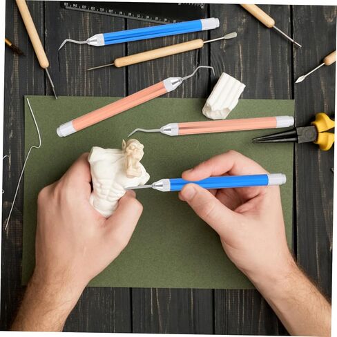 Gadpiparty 4pcs Craft Vinyl Weeding Tools Kit Led Light Pin Hook Tweezers for Cutting Machines Embossing in Saudi Arabia