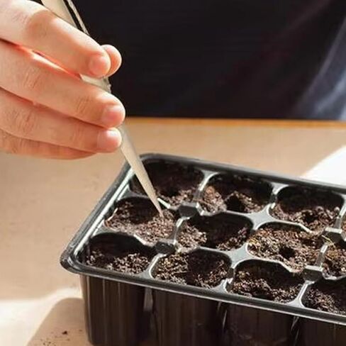 Seeding Spacing Ruler, Spacer Tool Seeder Planting Ruler with Holes | Seeding Garden Template, Plant Dibber Spacing Template Wooden Accurate Gardening Tool for Vegetable Gardens in Saudi Arabia