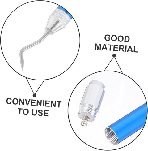 jojofuny 4pcs Vinyl Weeding Tools Led Lighted Kit Pins Hooks for Cutting Embossing Craft Vinyl Tools DIY Pro in Saudi Arabia