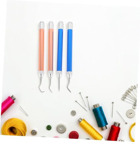 jojofuny 4pcs Vinyl Weeding Tools Led Lighted Kit Pins Hooks for Cutting Embossing Craft Vinyl Tools DIY Pro in Saudi Arabia