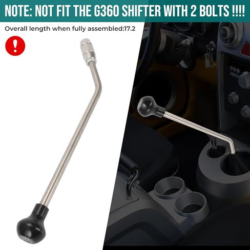 Shifter Stick Upgrade for Dodge NV4500-28E & NV4500 G360 - Coarse Thread Aluminum 14MM Shift Knob Adapter (Excludes 2-Bolt G360 Shifters) in Saudi Arabia