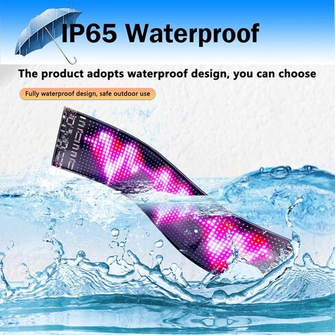 ترقية ضوء عيون الشيطان للزجاج الأمامي للسيارة/الشاحنة، قطعة واحدة مقاس 14.7 بوصة × 3.6 بوصة أوجوس ليد بارا كارو، مصابيح LED متحركة لعيون السيارة، لافتة LED للإعلان الساطع للسيارة، المتجر، الحفلات، البار، الحفلة الموسيقية in Kuwait