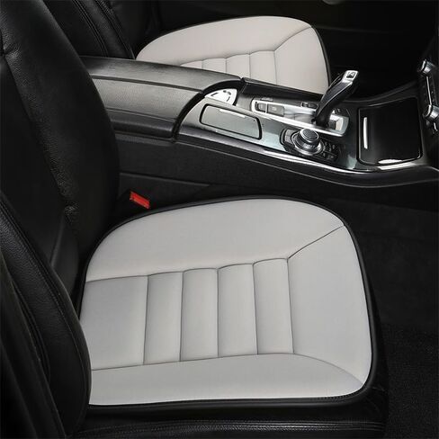 Memory Foam Seat Cushion for Car & Office Chair, Non-Slip Car Seat Cushion for Driving with Soft Comfort & Warmth, Universal Car Cushion for Long Driving Ergonomic Support (Gray) in Saudi Arabia