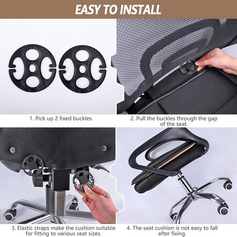 Memory Foam Seat Cushion for Car & Office Chair, Non-Slip Car Seat Cushion for Driving with Soft Comfort & Warmth, Universal Car Cushion for Long Driving Ergonomic Support (Gray) in Saudi Arabia