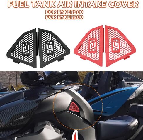 Side Tank Cover FUEL TANK INSERTS Competible With Ryker 600 900 Ace Rally Sport Ryker900 (black) in Kuwait