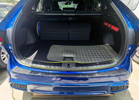 Rear Bumper Guard Cover Protector Compatible with Lexus New RX RX350 RX350h RX500h F Sport 2023 2024 2025 Inner/Outer Tailgate Sill Guard Trims Car Accessories 2PC(Carbon Fiber Style) in Saudi Arabia
