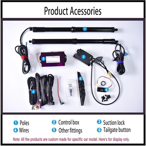 Electric Tailgate Of Trunk Compatible With Chery Tiggo 5X / Tiggo 4 2017+ Electric Tailgate Control Of The Trunk Drive Automatic Car Lift Trunk Opening Power Gate Kit(With foot sensor) in Saudi Arabia
