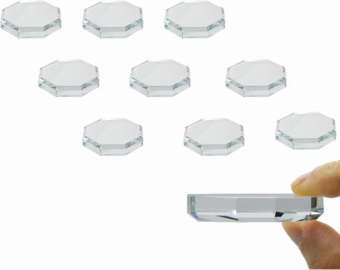 10 Pieces of Glass Cloth Sewing Weights, Octagonal Pattern Weights for Sewing Cloth Flowers, Used for Sewing, Cutting, and Making Paper and Fabric Sewing Patterns in Saudi Arabia