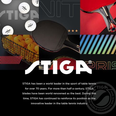 STIGA 4 Pack Outdoor Ping Pong Balls - Minimizes Wind Resistance in Kuwait